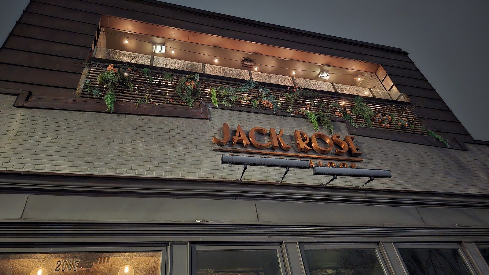 Jack Rose Dining Saloon in Washington Dc