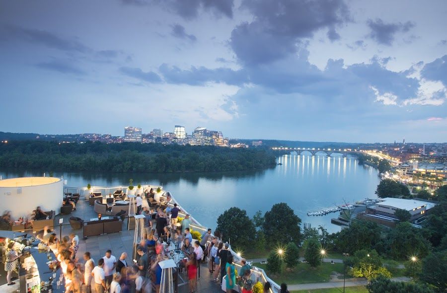 Top of the Gate at Watergate Hotel, Washington Dc