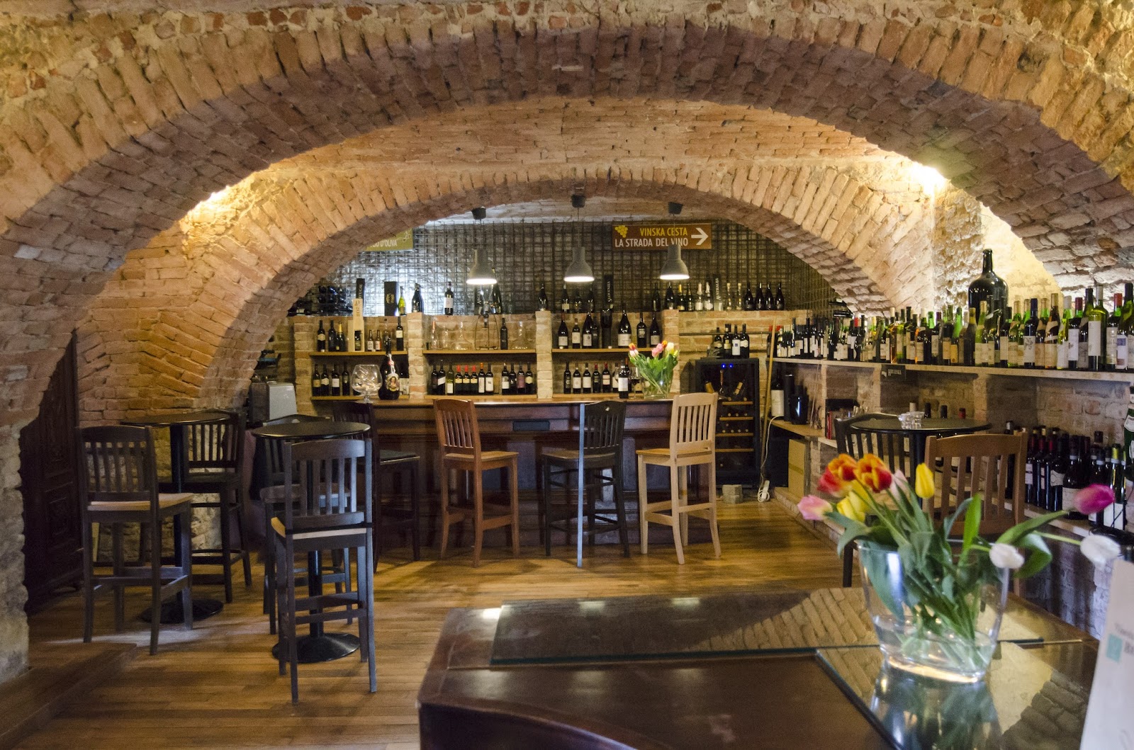 Wine Bar Bornstein Zagreb bar interior