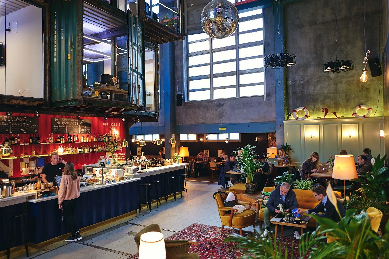 Cabana Club Zurich bar interior
