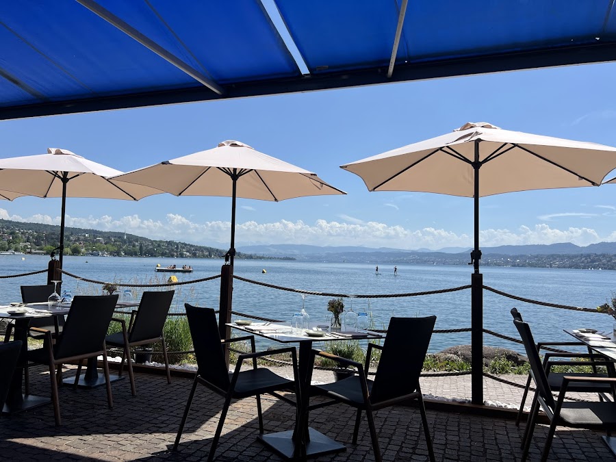 Lake Side sun terrace over Lake Zurich