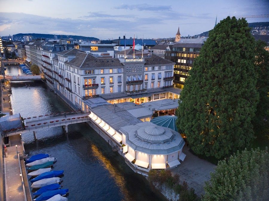 Pavillon Bar at Baur au Lac, Zurich