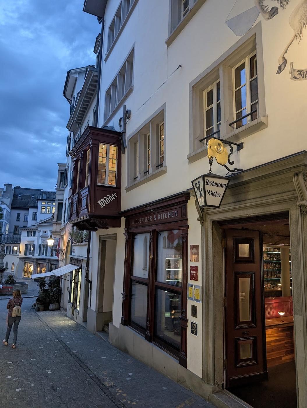 Widder Bar in Zurich