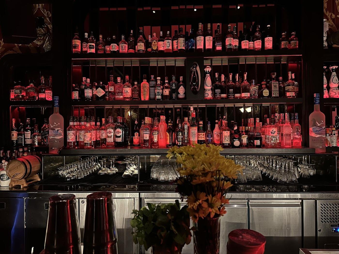 Rumours Bali bar interior