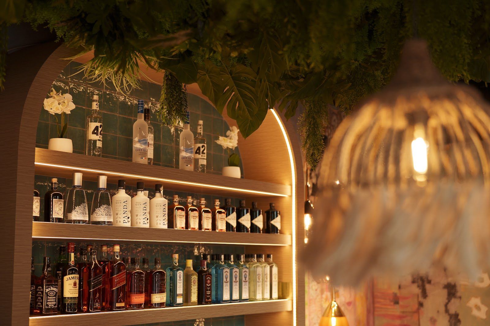 Le Hasard des Choses Brussels bar interior