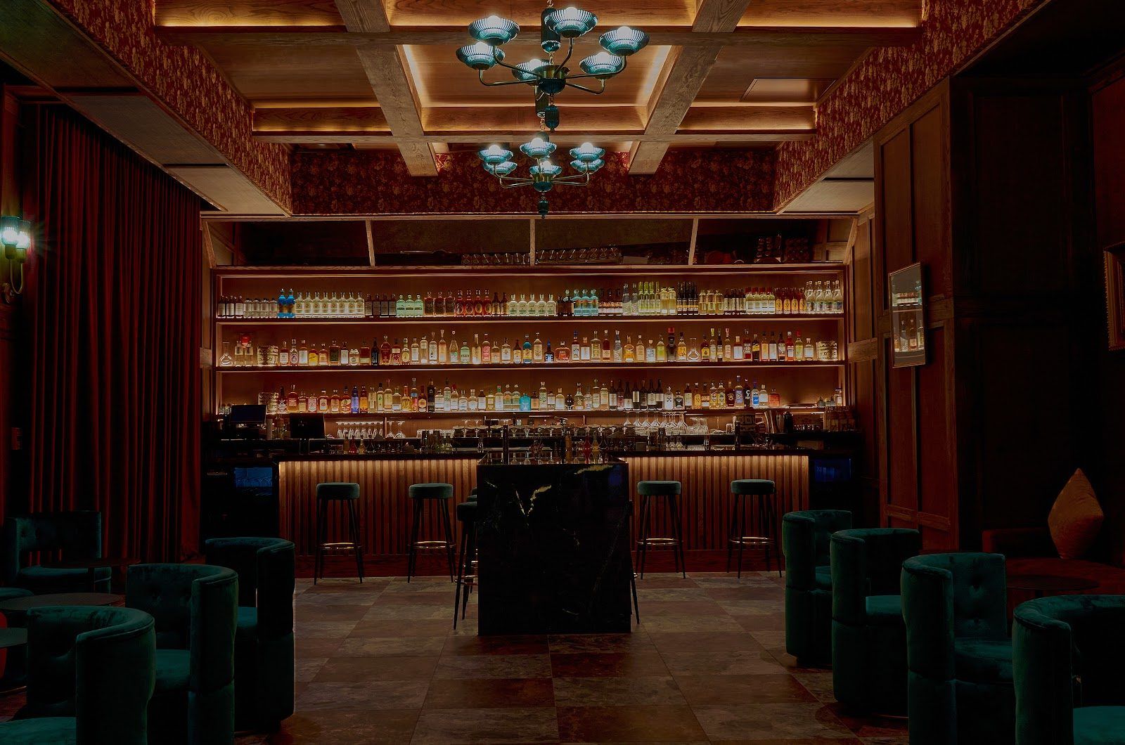 The Vagabond Hotel Bar Miami bar interior